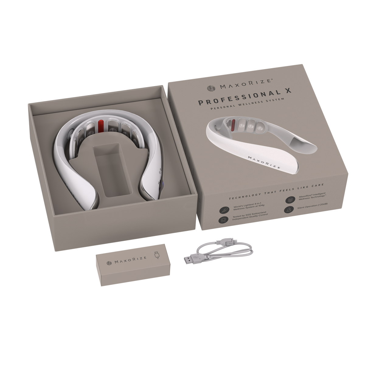 Professional X in Classic White mit Produktverpackung